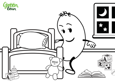 Online Colouring for Toddlers and Preschoolers. - Green Bean Collection