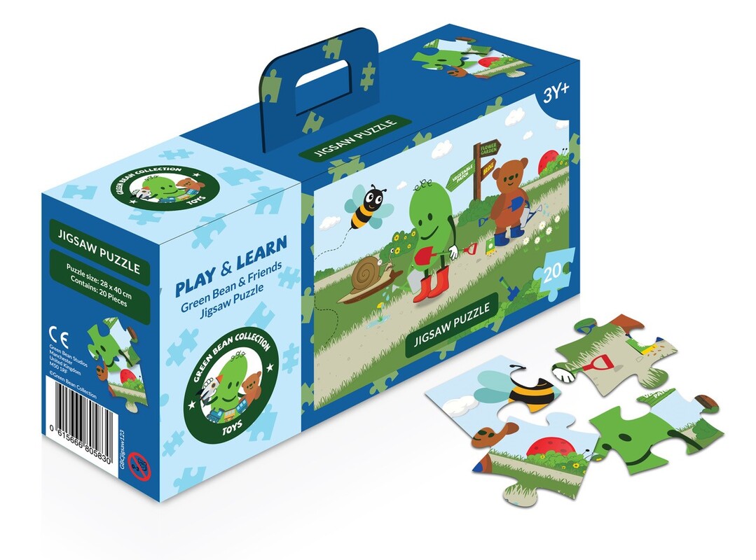 Children's Jigsaw Puzzle | 1st Edition | Green Bean and Friends™